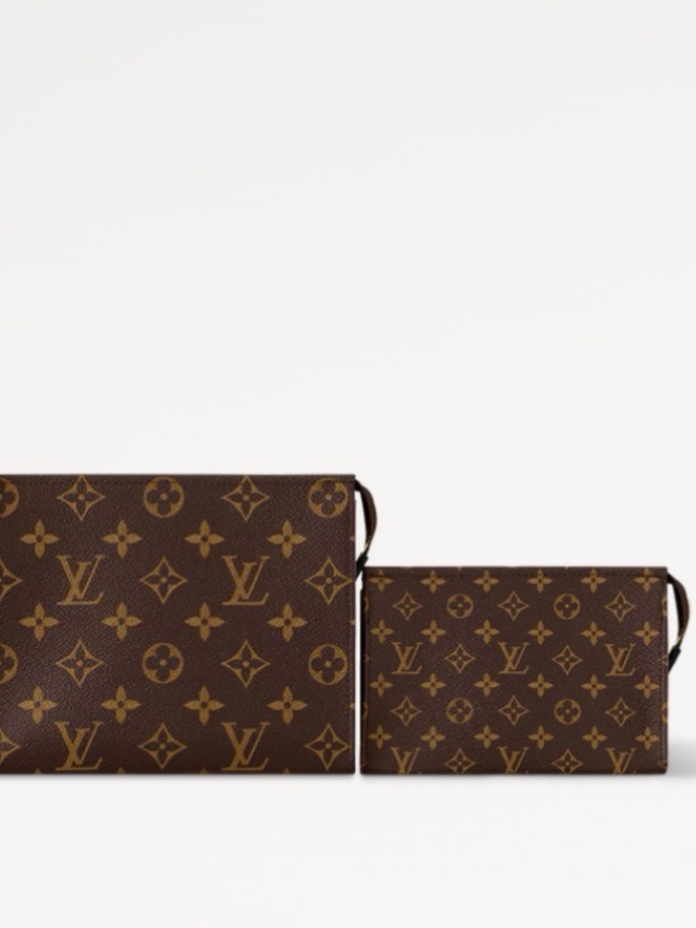 NEW Louis Vuitton Toiletry Pouch Medium & Small with inserts and chains
